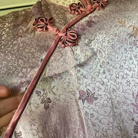 Vintage Cheongsam 90’s  Silk Dress - Picture 4 of 7